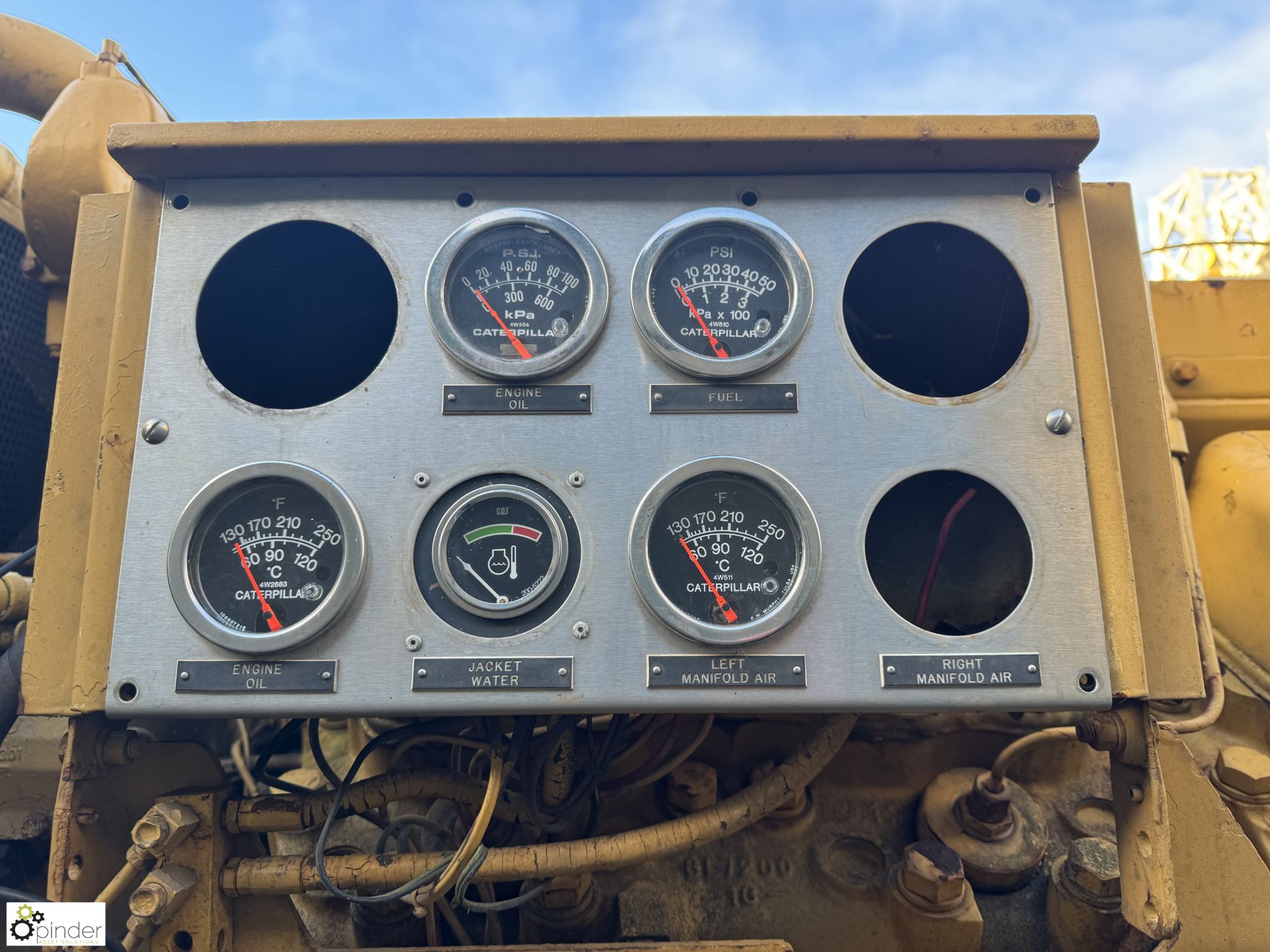 Caterpillar skid mounted Generator, 1,000kva with CAT D398 engine, 800HP 12-cylinder, engine - Image 23 of 28