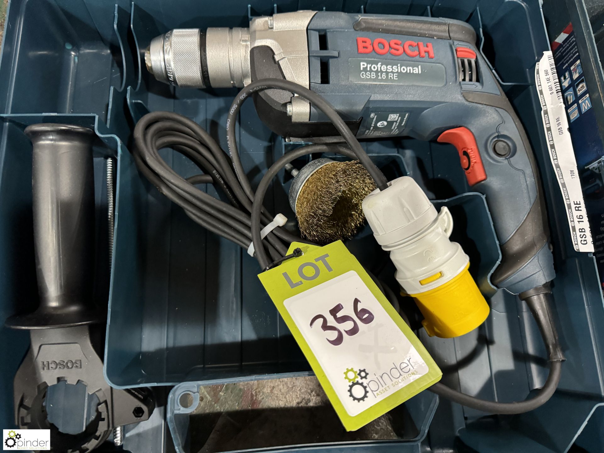 Bosch GSB16RE Hammer Drill, 110volts, with case