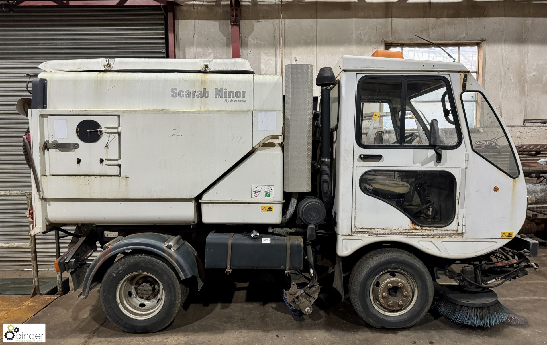 Scarab Minor Hydrostatic Road Sweeper, registration GK52 VZH, date of registration 1 October 2002, - Image 3 of 20