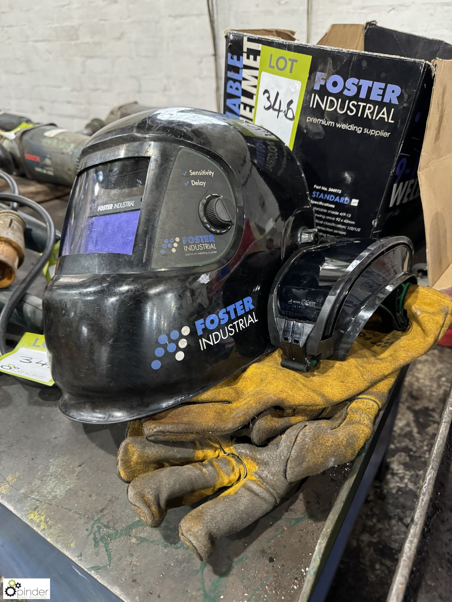 Welding Mask, Goggles and Welding Gloves - Image 2 of 3