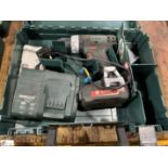 Metabo SB-18AL Rechargeable Drill, with battery charger and case