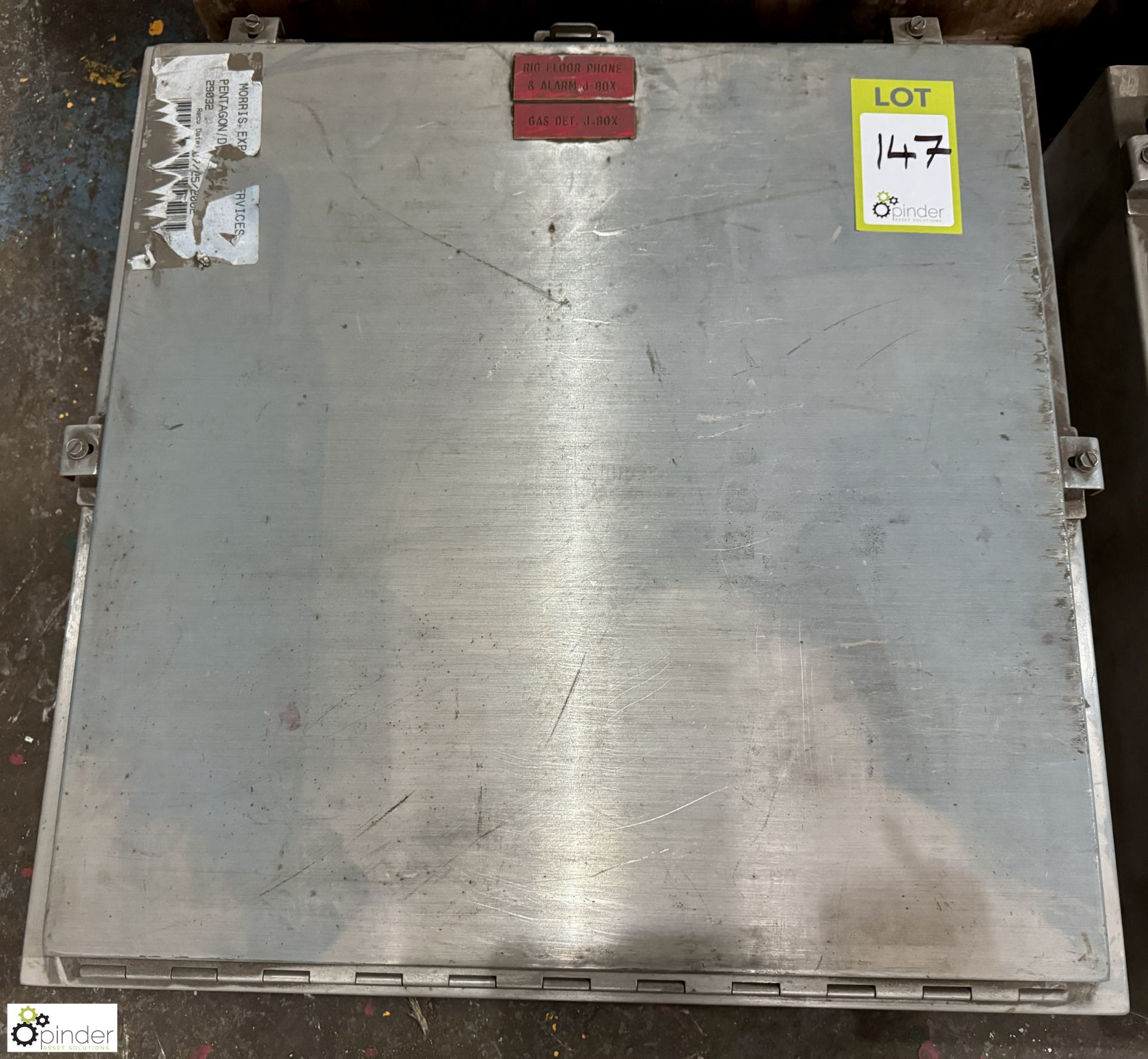 Stainless steel Control Panel Housing, 610mm x 610mm