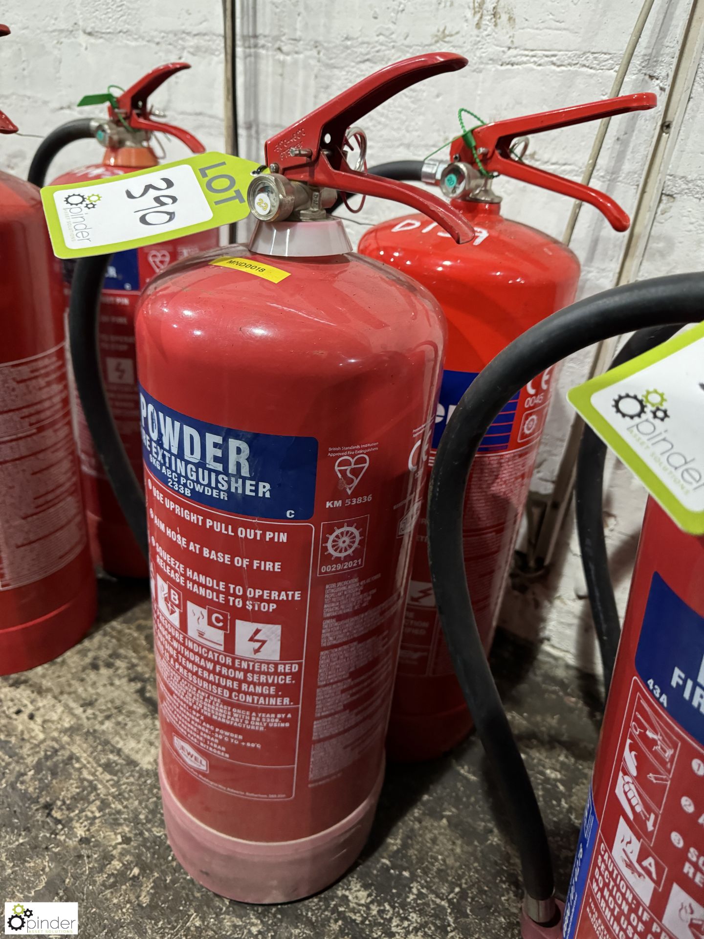 2 Powder Fire Extinguishers, 9kg