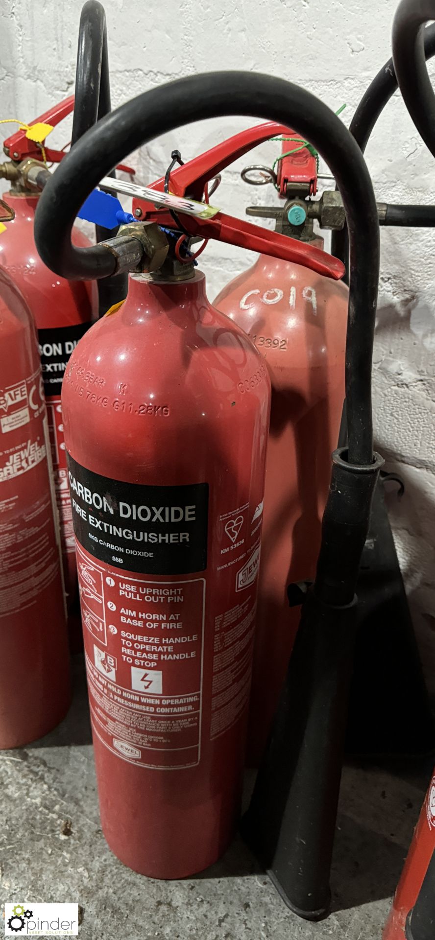 2 CO2 Fire Extinguishers, 5kg