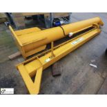 Sprint floor mounted Swing Jig Crane, 3m arm, 2m traverse, 3m under hook, SWL 500kg, serial number