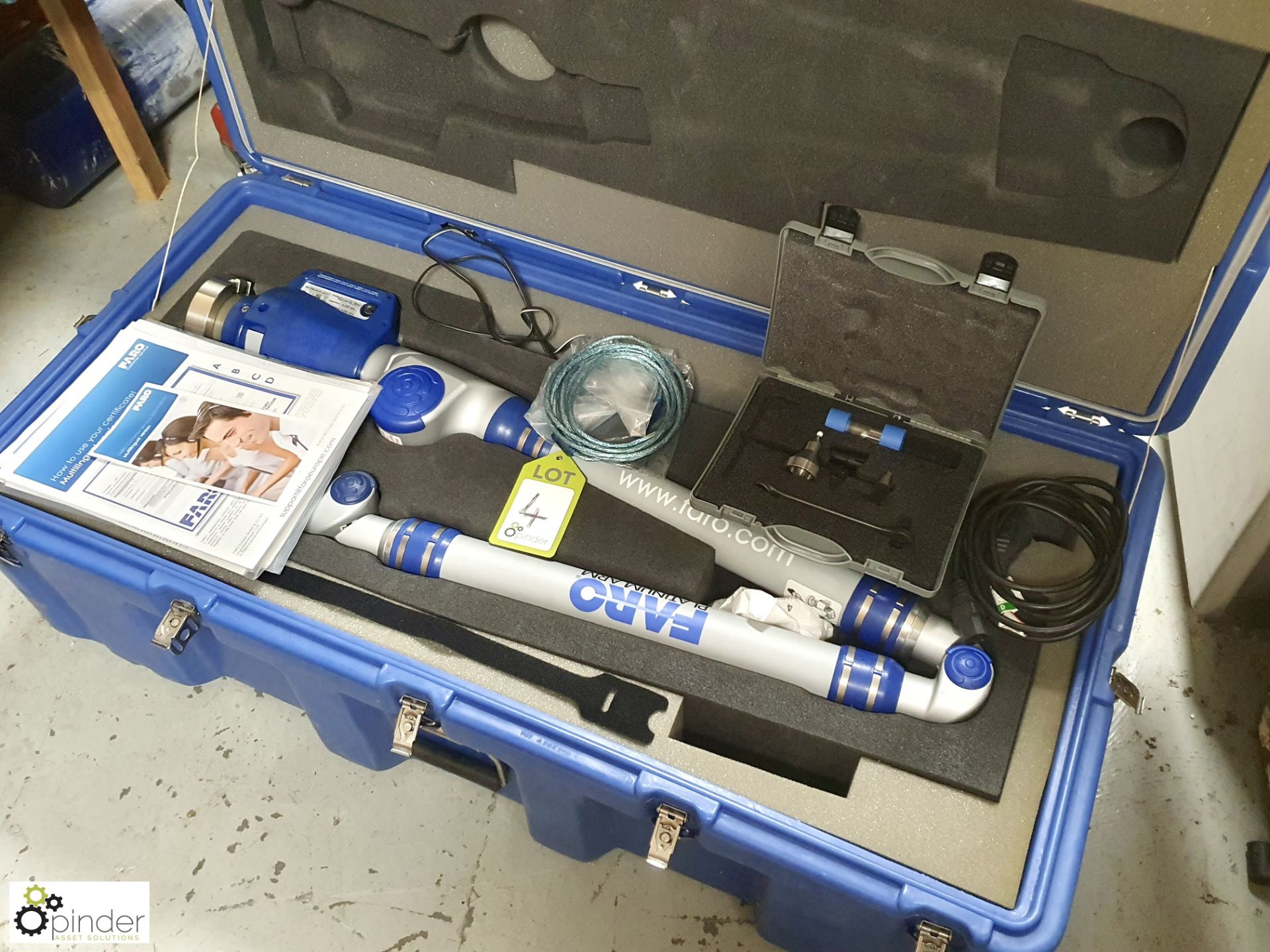 Faro Platinum portable CMM Arm, year 2007, serial number P08-02-07-22701, with case (LOCATION: - Image 3 of 9