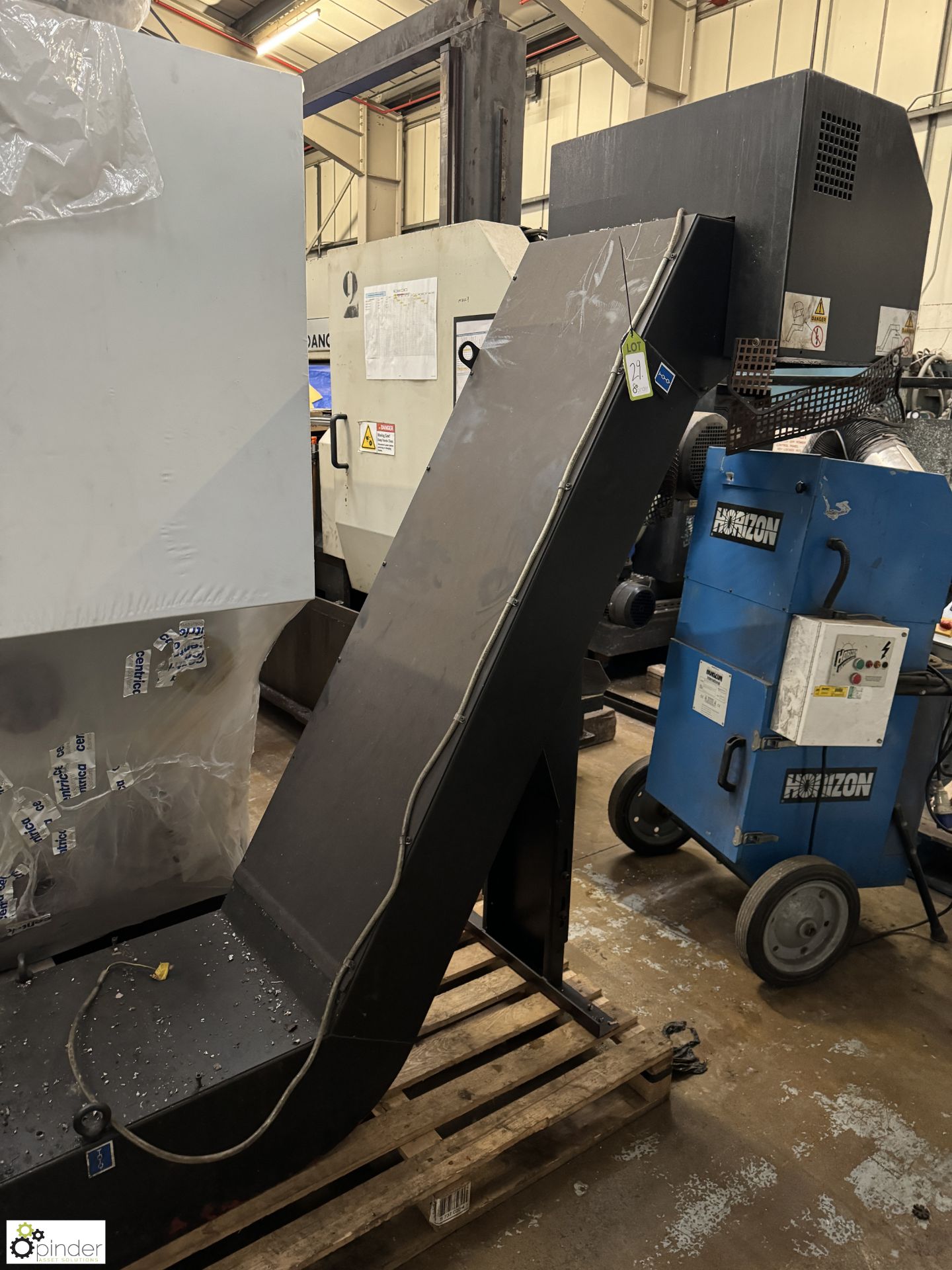 FSB Swarf Compacting and Briquetting Machine, 850mm diameter hopper feed unit, Goose neck feed - Image 21 of 22