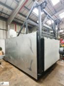 Caltherm Paint Oven freestanding medium sized gas fired Box Oven, year 2017, serial number