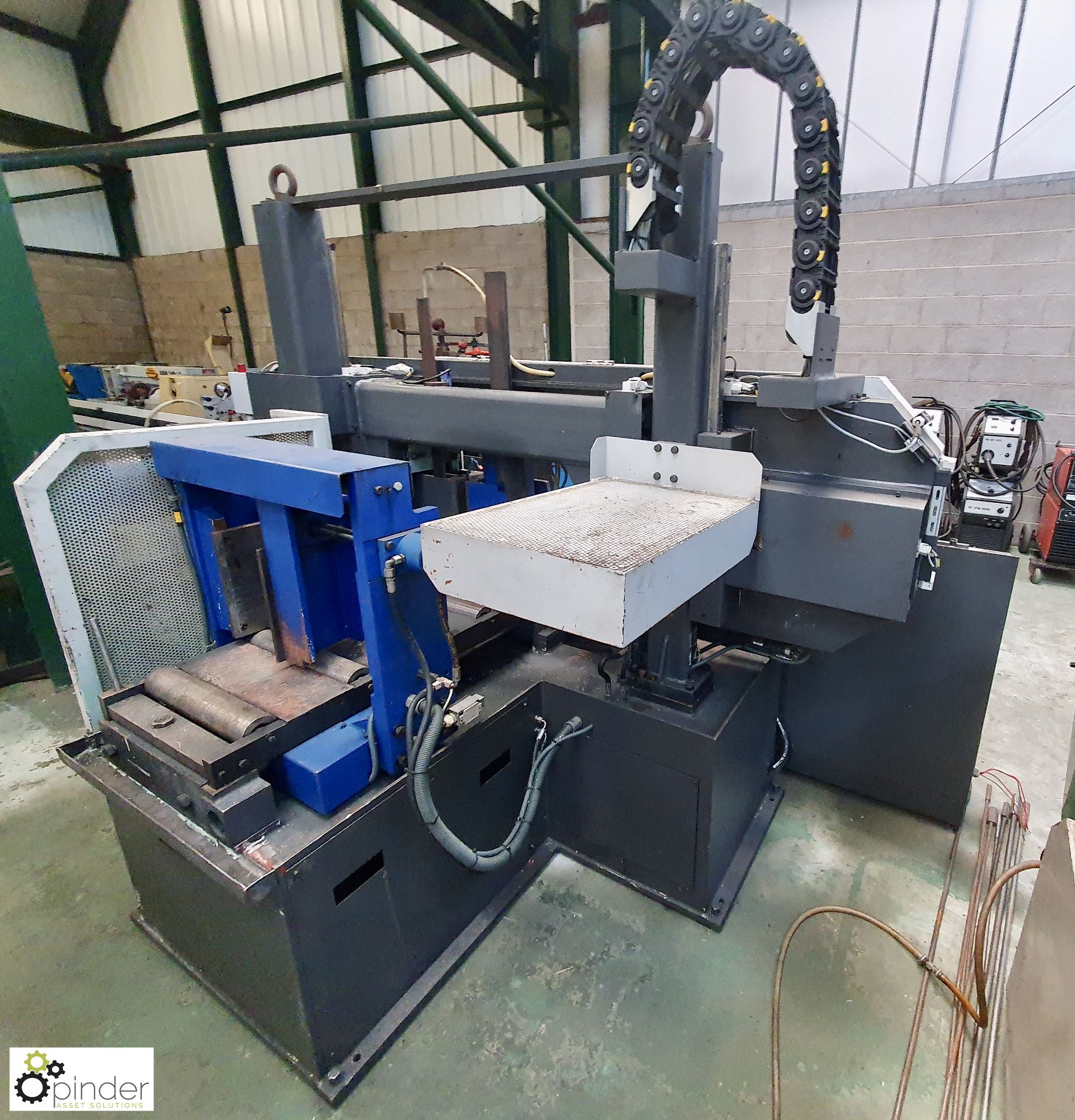 Danobat CR420AN double column automatic horizontal Bandsaw, 420mm, touch screen PLC control, power - Image 5 of 16
