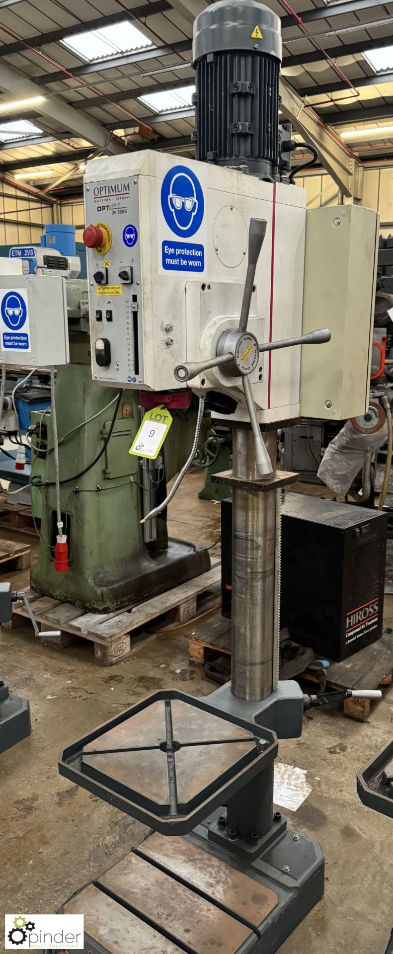 Optimum Opti Drill DH32 GS geared head floor standing Pillar Drill, year 2014, serial number - Image 6 of 10