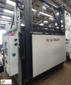 Caltherm Hyfil freestanding medium sized gas fired Box Oven, year 2018, serial number J7870E0618,