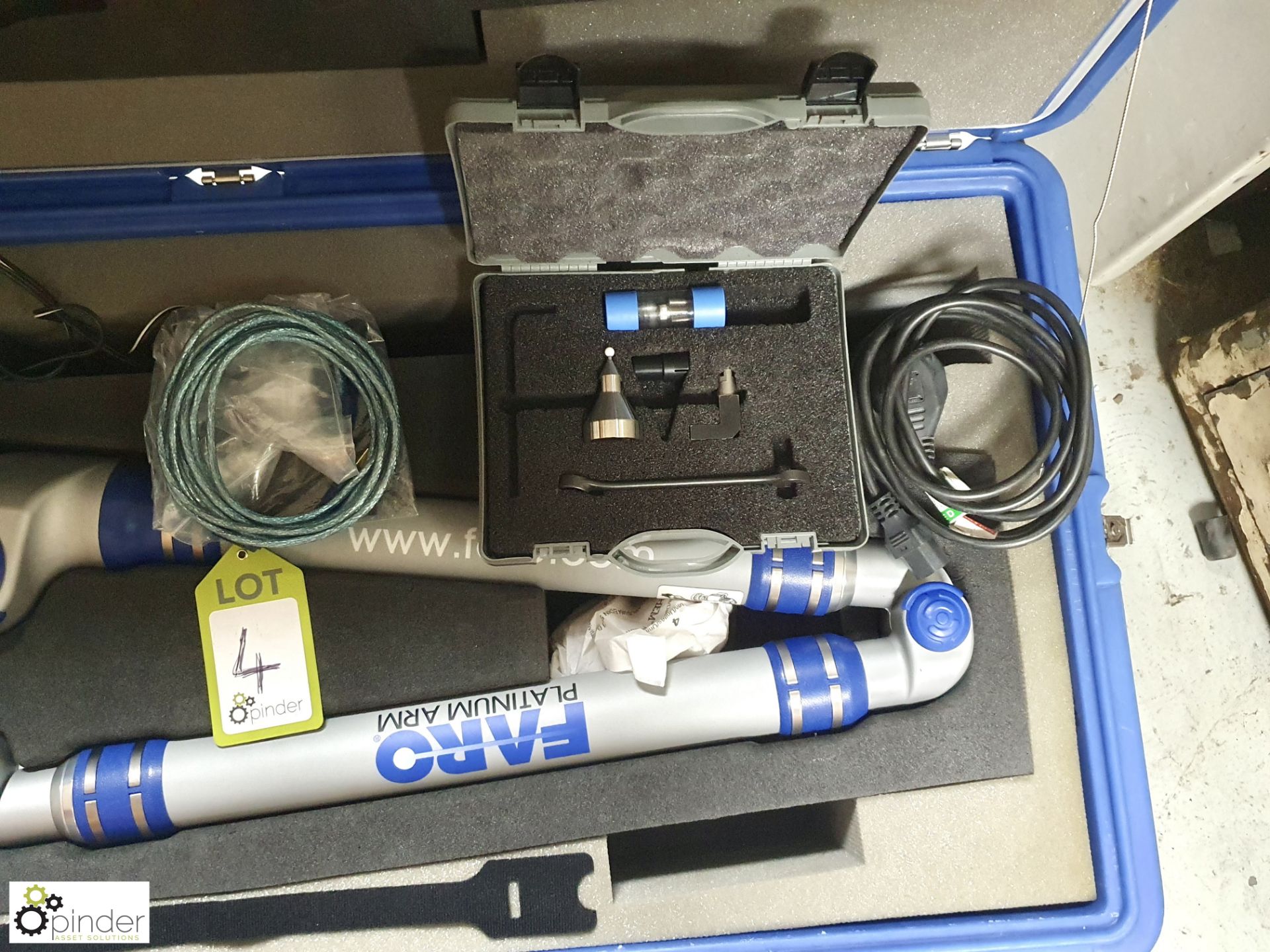 Faro Platinum portable CMM Arm, year 2007, serial number P08-02-07-22701, with case (LOCATION: - Image 6 of 9