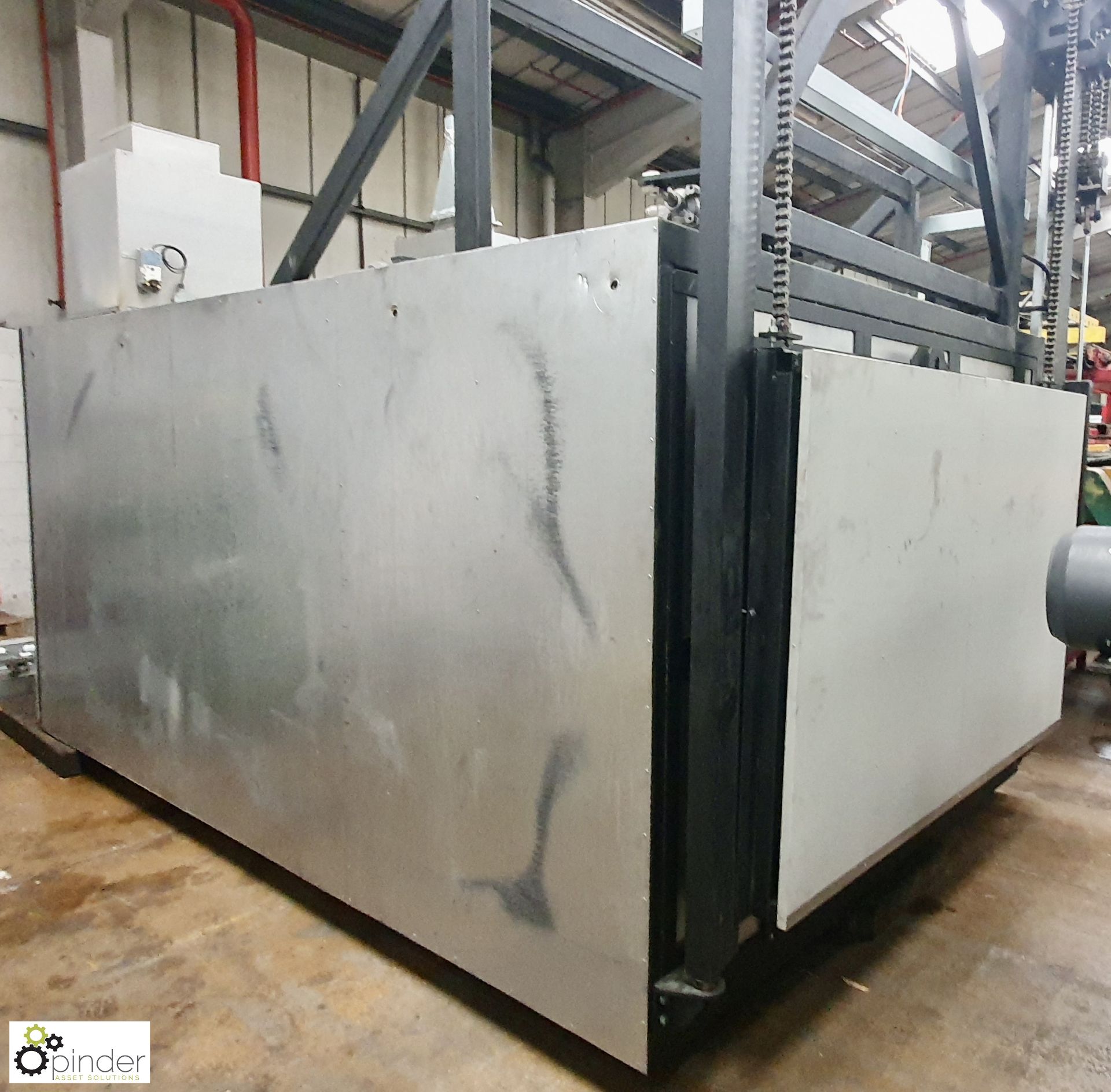 Caltherm Paint Oven freestanding medium sized gas fired Box Oven, year 2017, serial number - Image 2 of 15