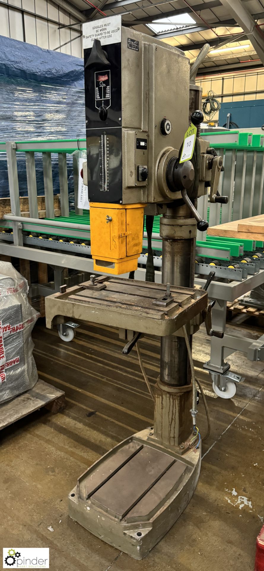 Startrite EF Series geared head Pillar Drill, 12 speed, hi-low range, 80-2800rpm, integrated lamp,