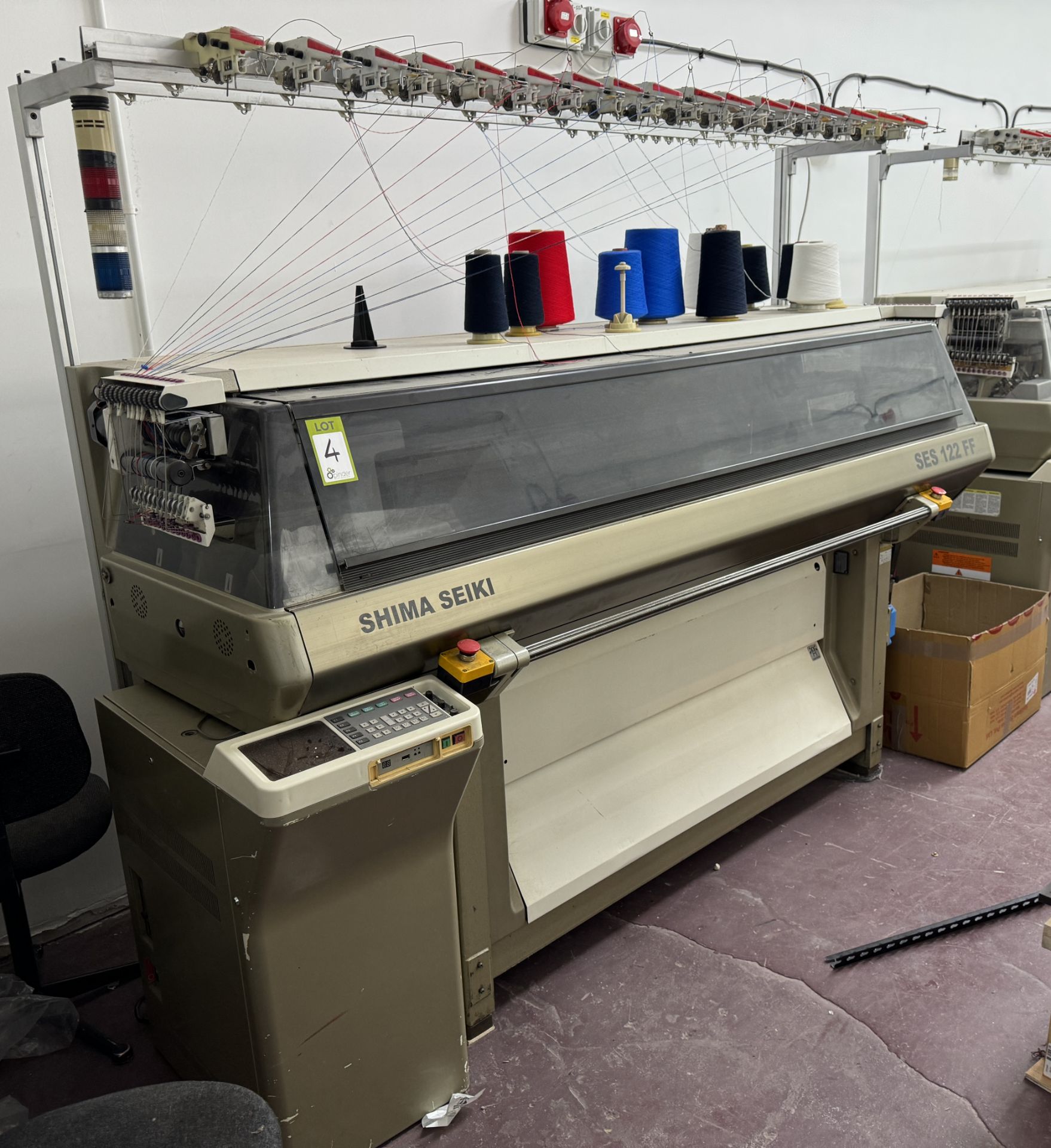 Shima Seiki SES122FF flat bed Knitting Machine, 7