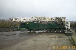 National 4223TD Drilling/Workover Rig, comprising Drawworks National 600 c/w 1 1/8” Lebus grooving