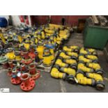 Large quantity 4in Line Pipe, including bends, valves, T junctions, flanges, etc, with 4in
