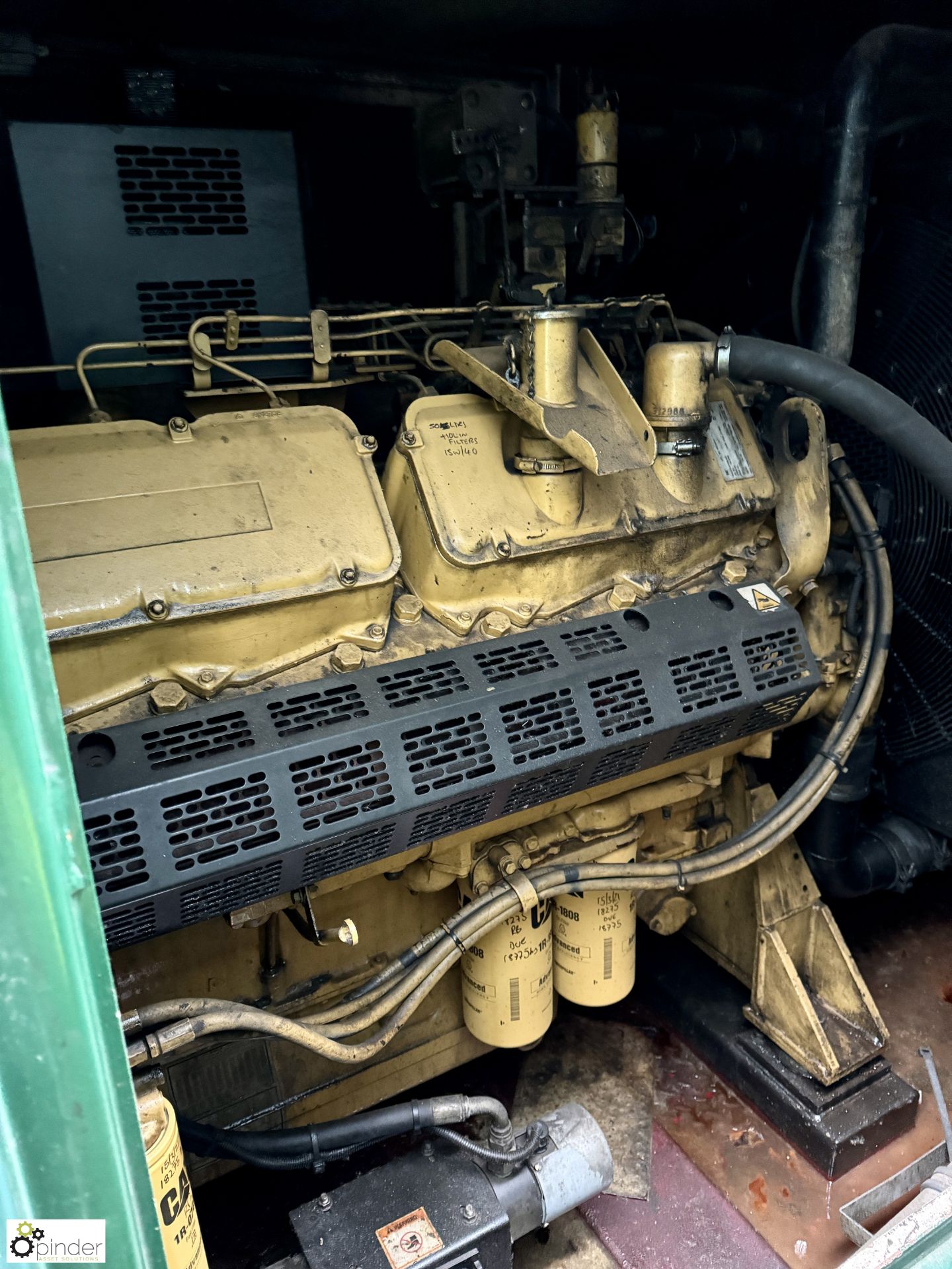 Caterpillar XQ455 diesel Generator Set, in acoustic cabinet, comprising Leroy LL6014J alternator - Bild 18 aus 29