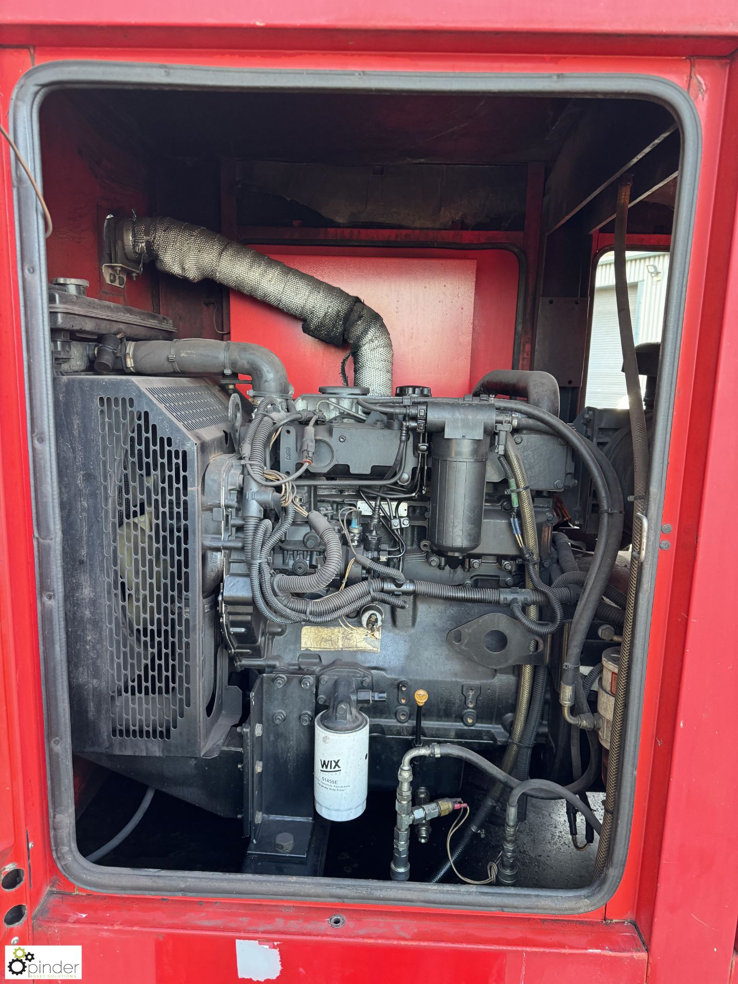 FG Wilson XD60P skid mounted containerised Generator Set, 60kva, 3 x 415volts outlets, 3 x - Image 9 of 13