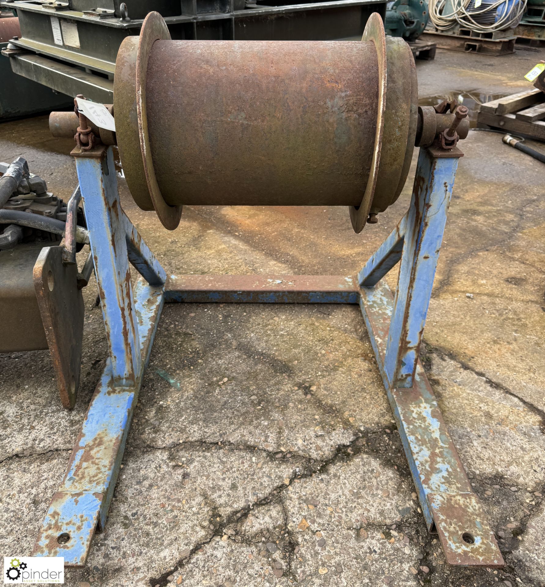 Frame mounted Winch Drum (LOCATION: Nottingham – collection Monday 18 March and Tuesday 19 March - Image 2 of 3