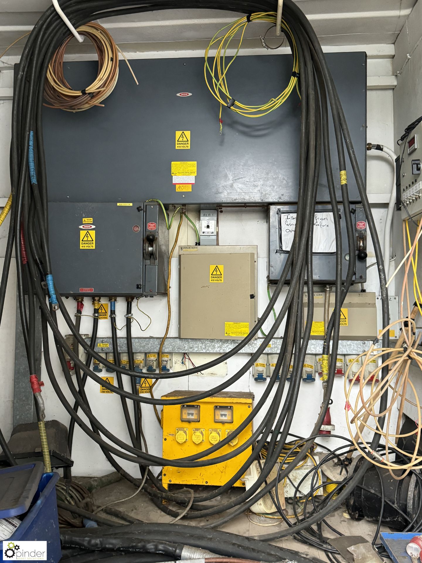 Electrical Pump Control and Starter Set comprising distribution boards, switchgear, 110volt - Bild 3 aus 12
