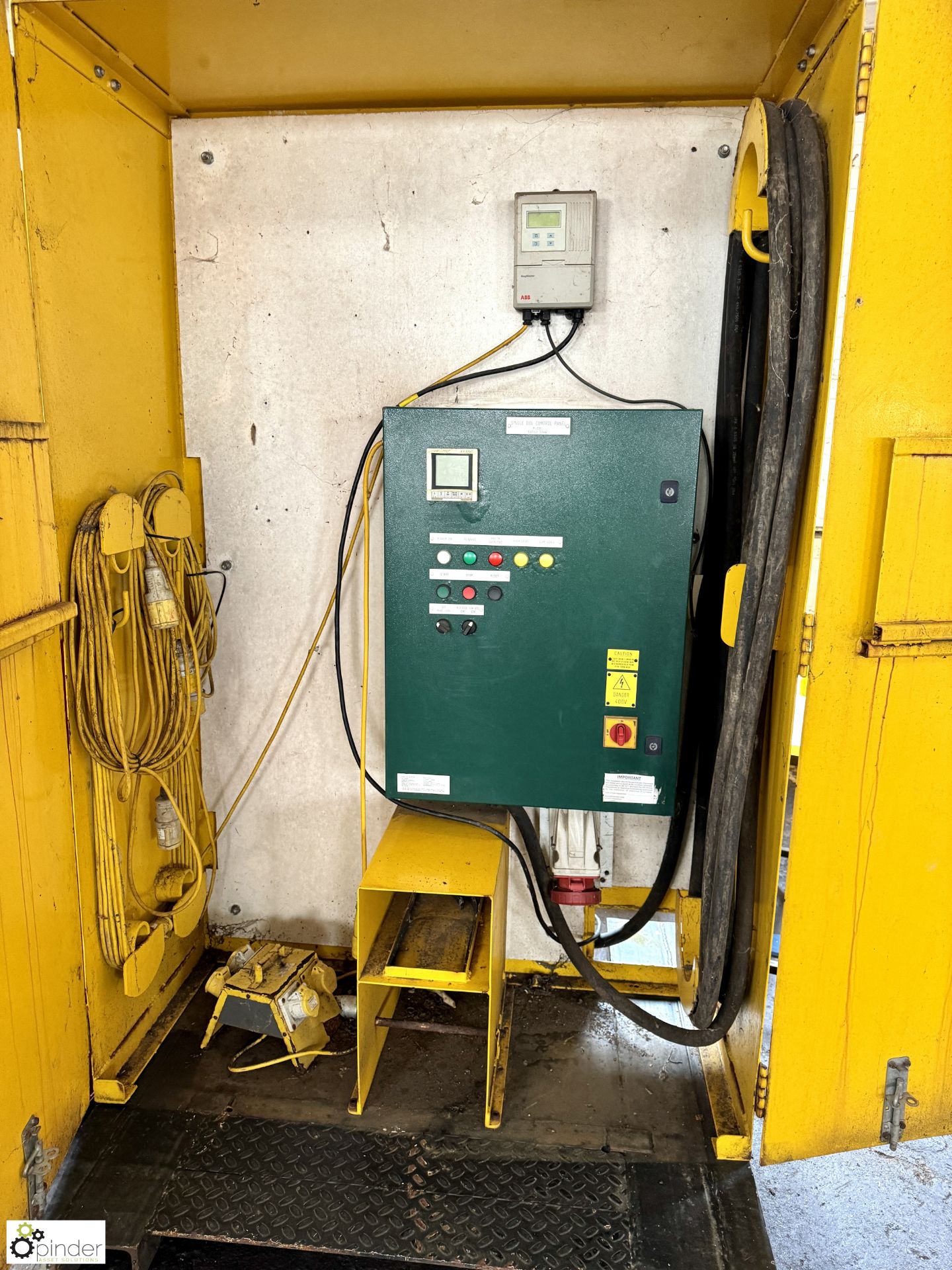 Cema 30kw DOL Starter, 30kw with ABB Mag Master electro magnetic flow meter in secure steel