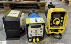 3 various Dosing Pumps (LOCATION: Carlisle – collection Tuesday 19 March and Wednesday 20 March by