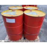 4 drums Shell Diala S4 Electrical Insulating Oil (ZX-I) (LOCATION: Carlisle – collection Tuesday