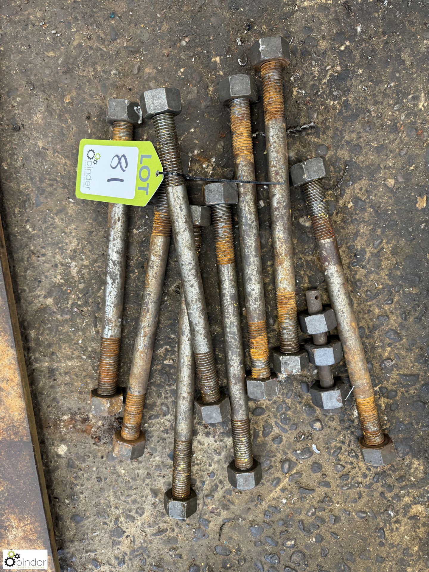 8 Bolts, 340mm long (LOCATION: Nottingham – collection Monday 18 March and Tuesday 19 March by