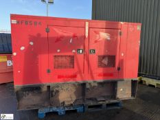FG Wilson XD60P skid mounted containerised Generator Set, 60kva, 3 x 415volts outlets, 3 x