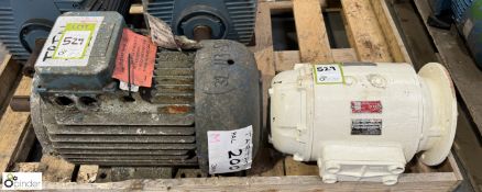 2 Electric Motors (LOCATION: Carlisle – collection Tuesday 19 March and Wednesday 20 March by