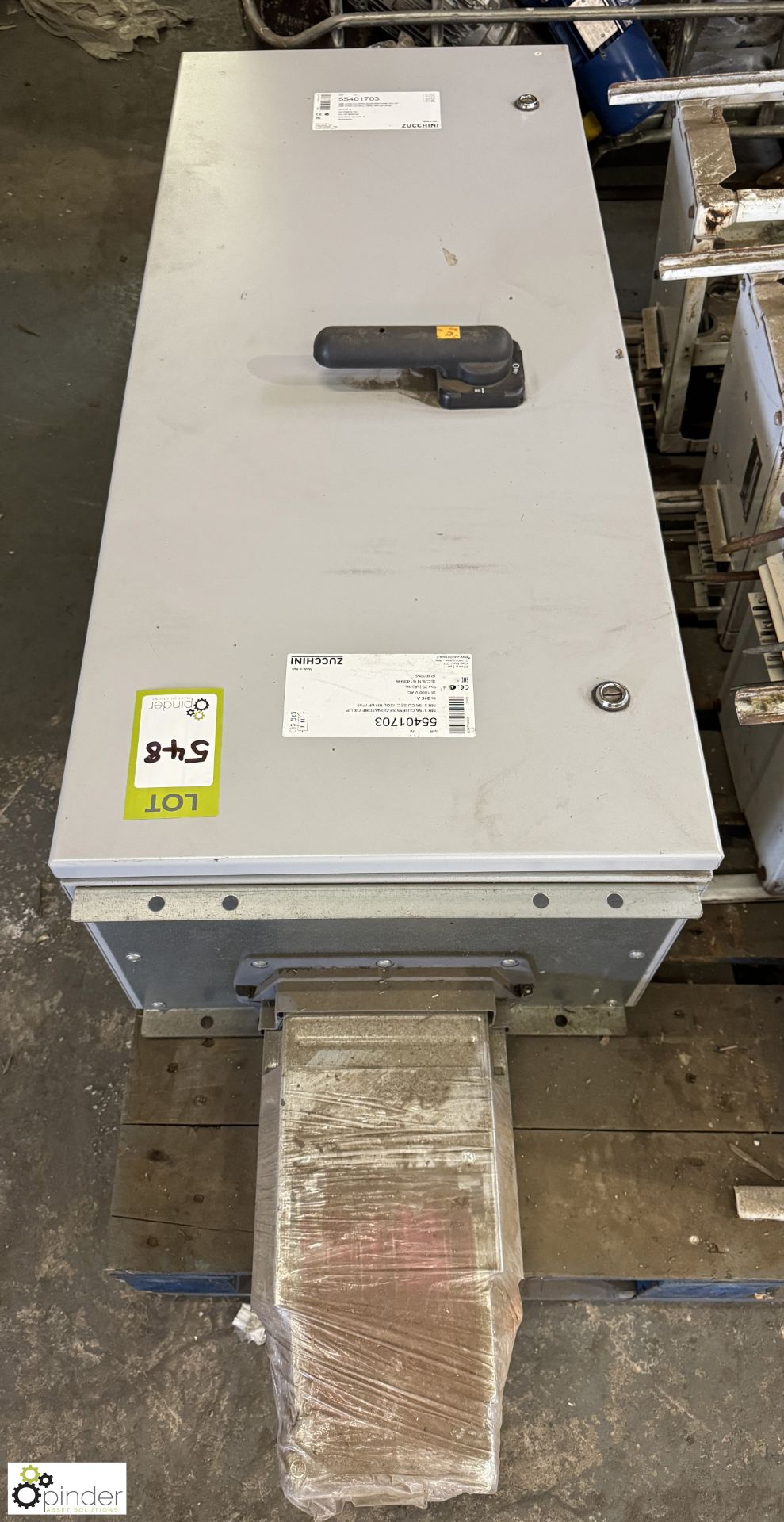 Zucchini MR315A Control Panel, rating 315amp (LOCATION: Carlisle – collection Tuesday 19 March and