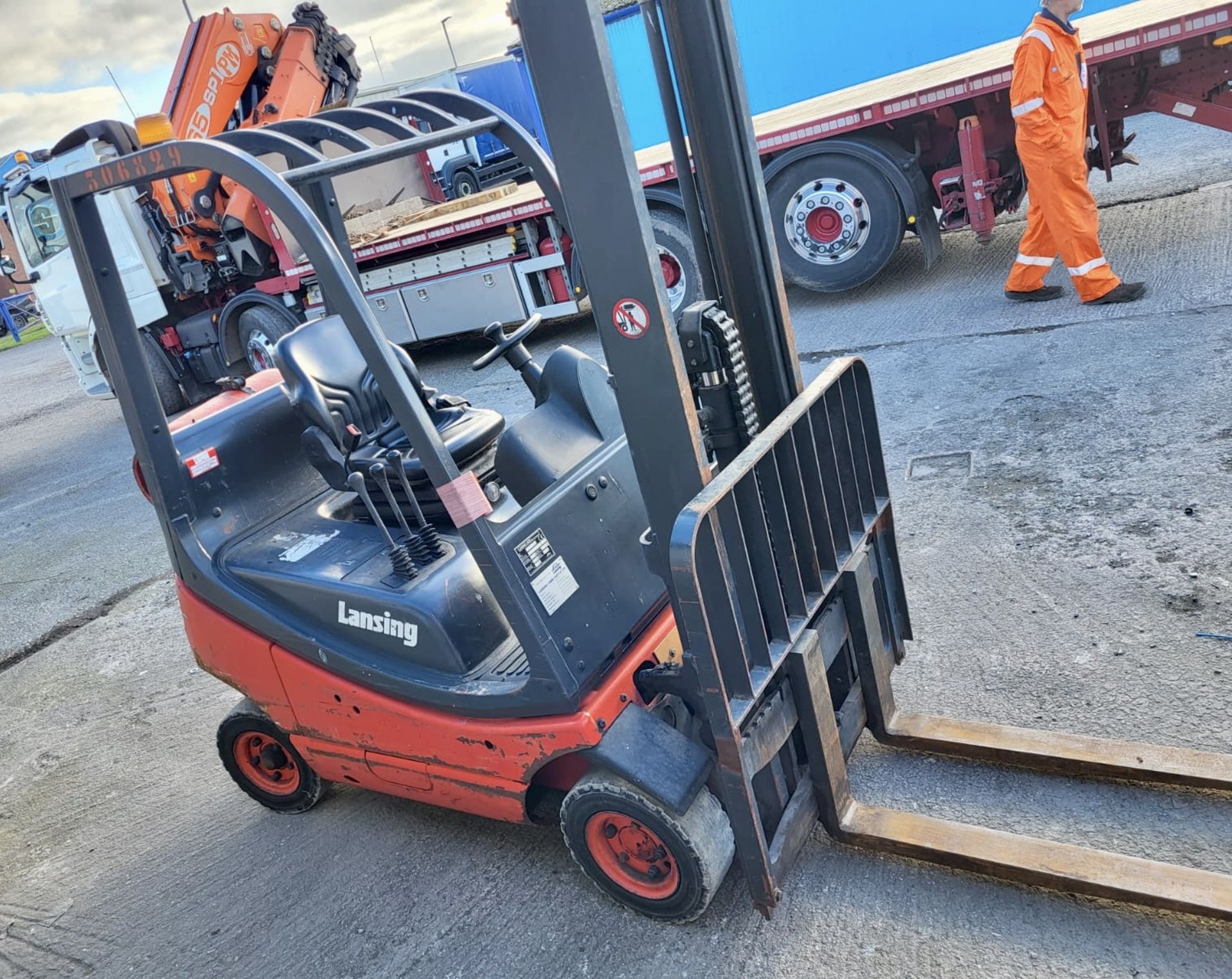 Lansing Linde H16T-03 LPG Forklift Truck, 1600kg capacity, 6,551 hours, Duplex Mast, Lift height - Bild 2 aus 9