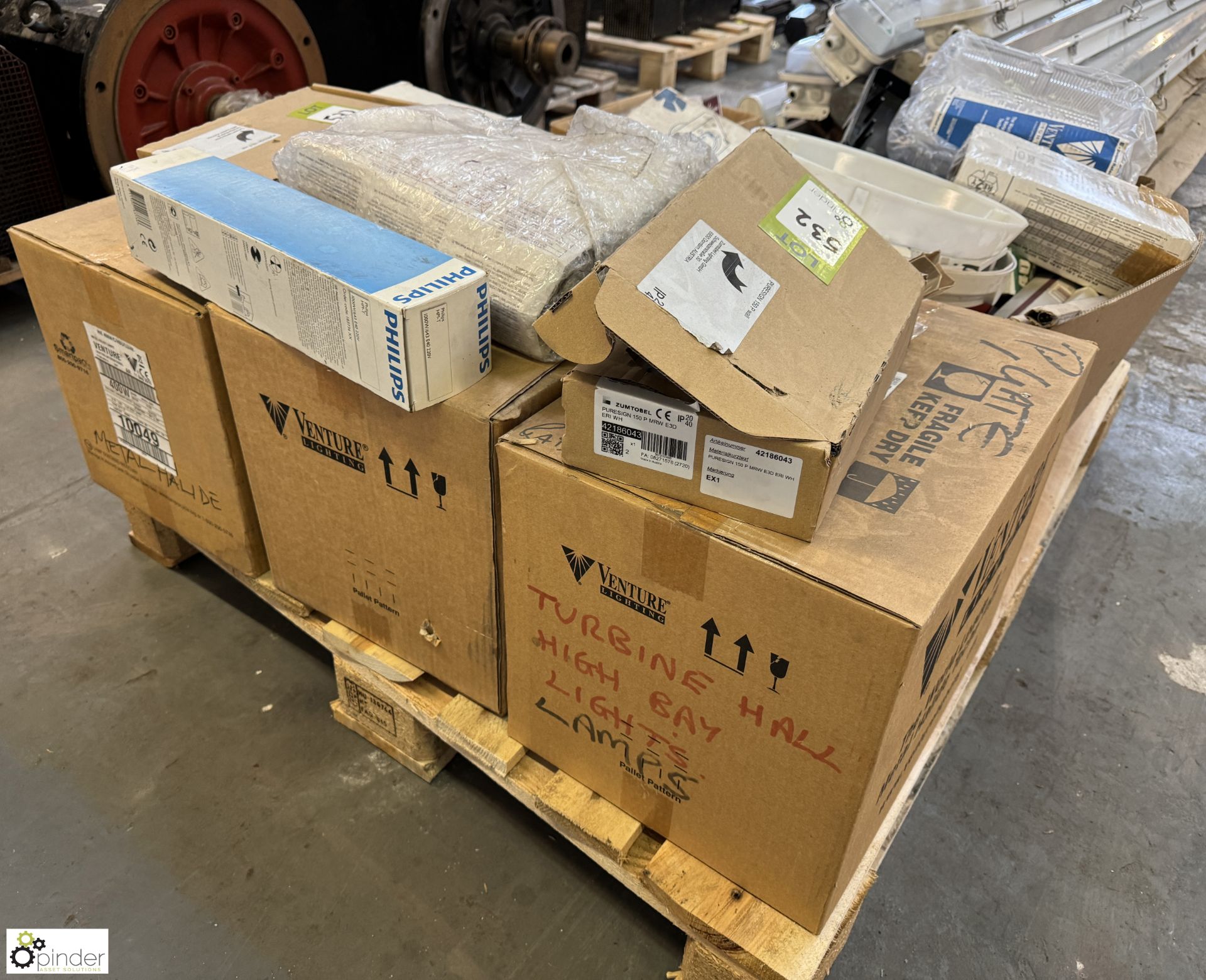 Quantity Light Fittings, etc, to pallet (LOCATION: Carlisle – collection Tuesday 19 March and - Image 6 of 7