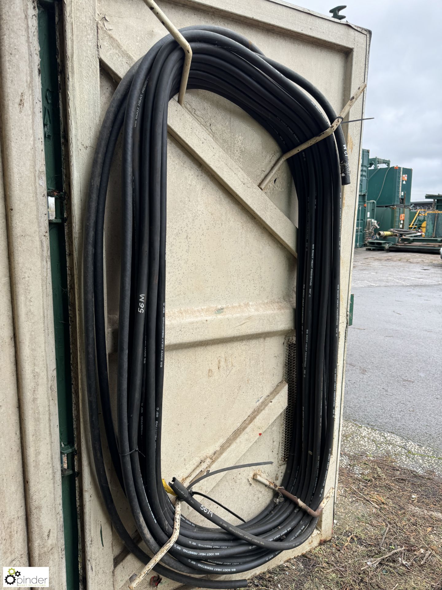 2 lengths insulated heavy duty Cable, 56m and 12m (LOCATION: Nottingham – collection Monday 18 March