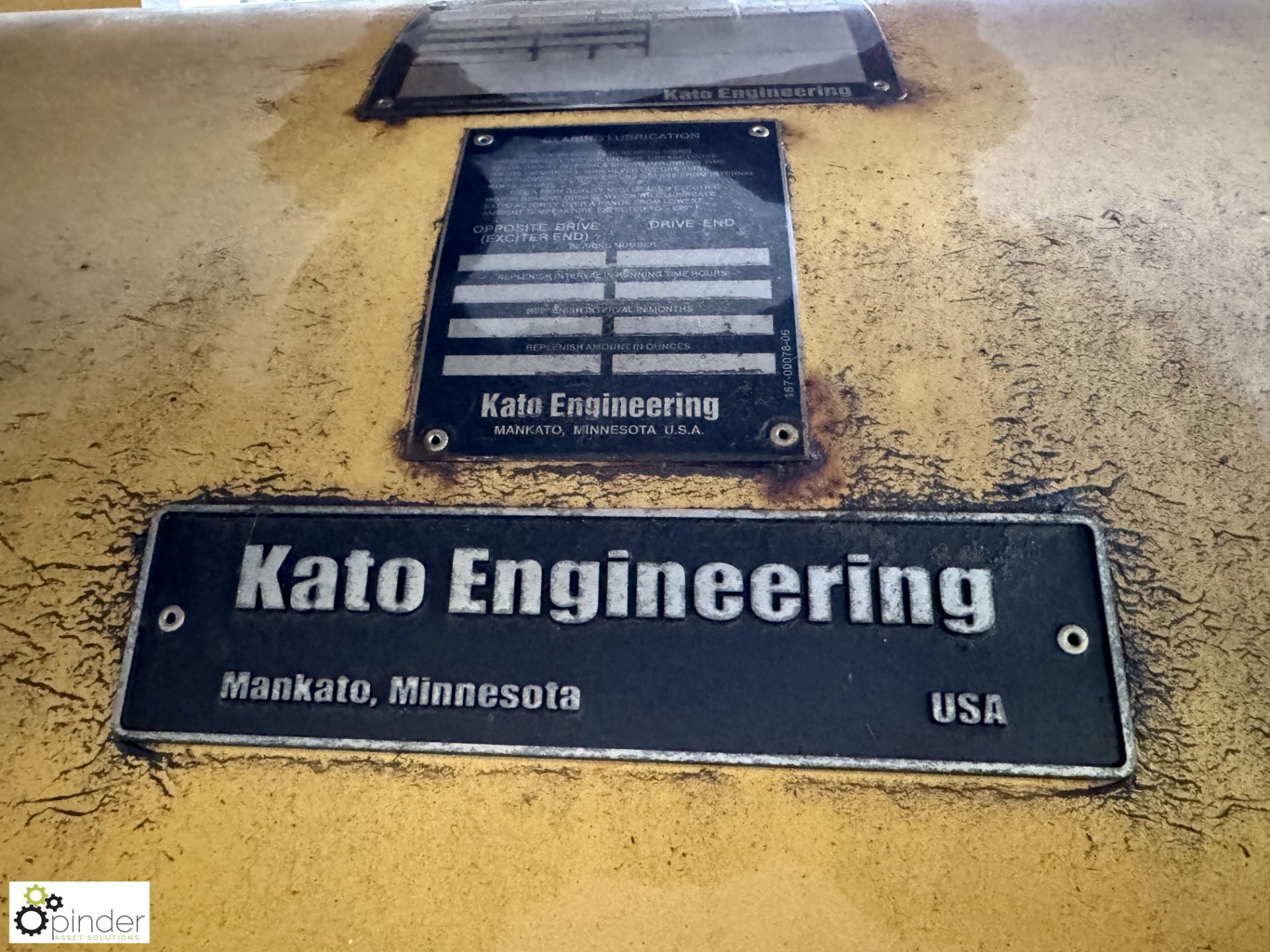 Kato Engineering A210270000-6P602700 Alternator, 1287kva, unused (LOCATION: Nottingham – - Image 8 of 12