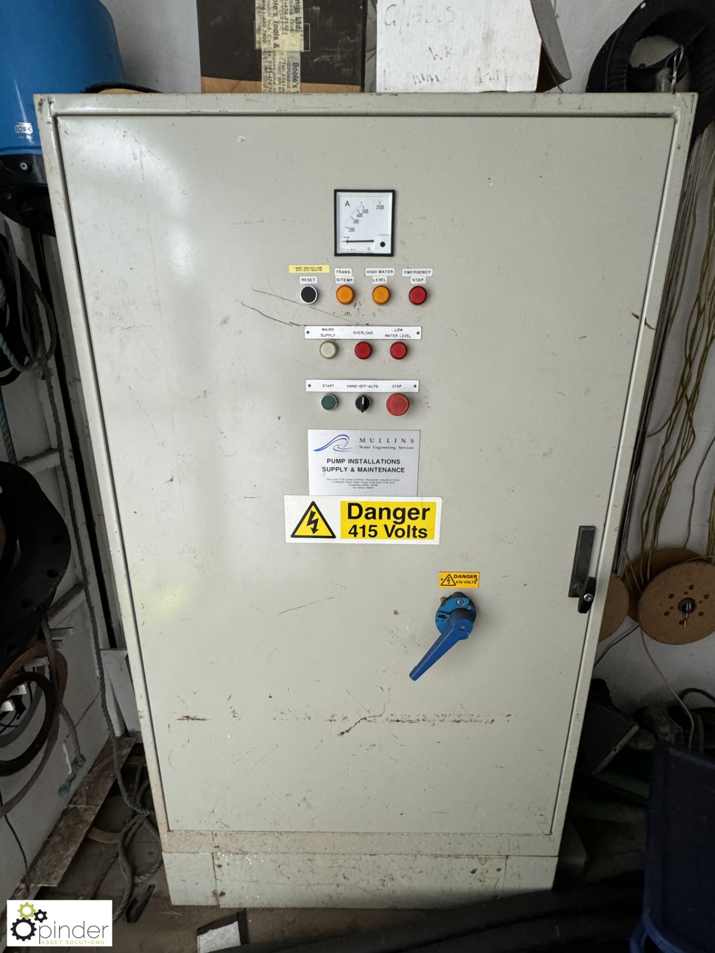 Electrical Pump Control and Starter Set comprising distribution boards, switchgear, 110volt - Bild 4 aus 12