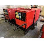 Pramac single axle diesel Generator Set with Meccalte 10kva alternator, Yanmar 16kw diesel engine, 4