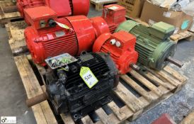5 various Motors, up to 22kw (LOCATION: Carlisle – collection Tuesday 19 March and Wednesday 20