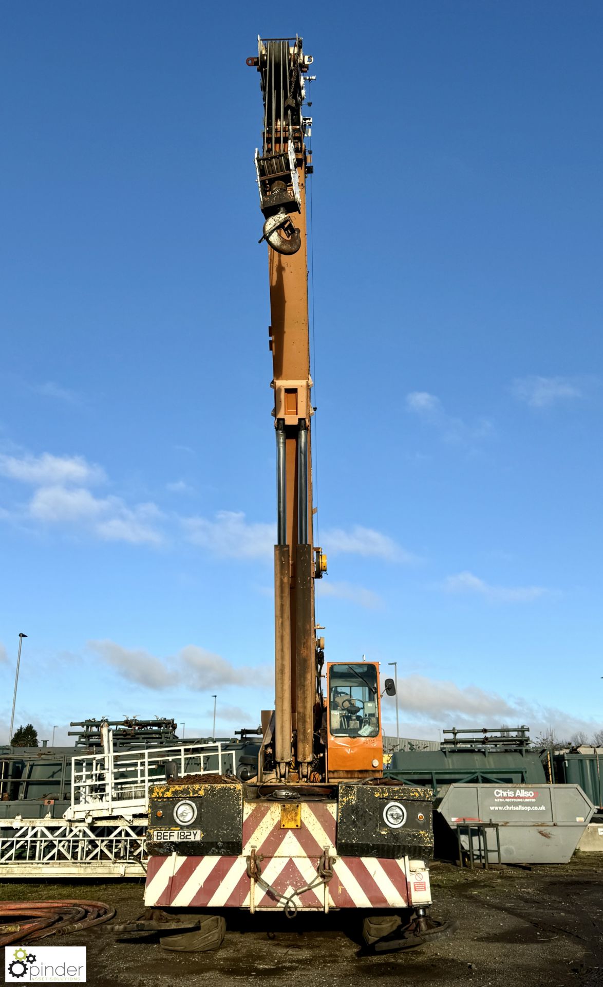 Coles Husky 45/50 TSC rough terrain mobile Crane, overall travelling height 12ft11in, registration - Bild 4 aus 39