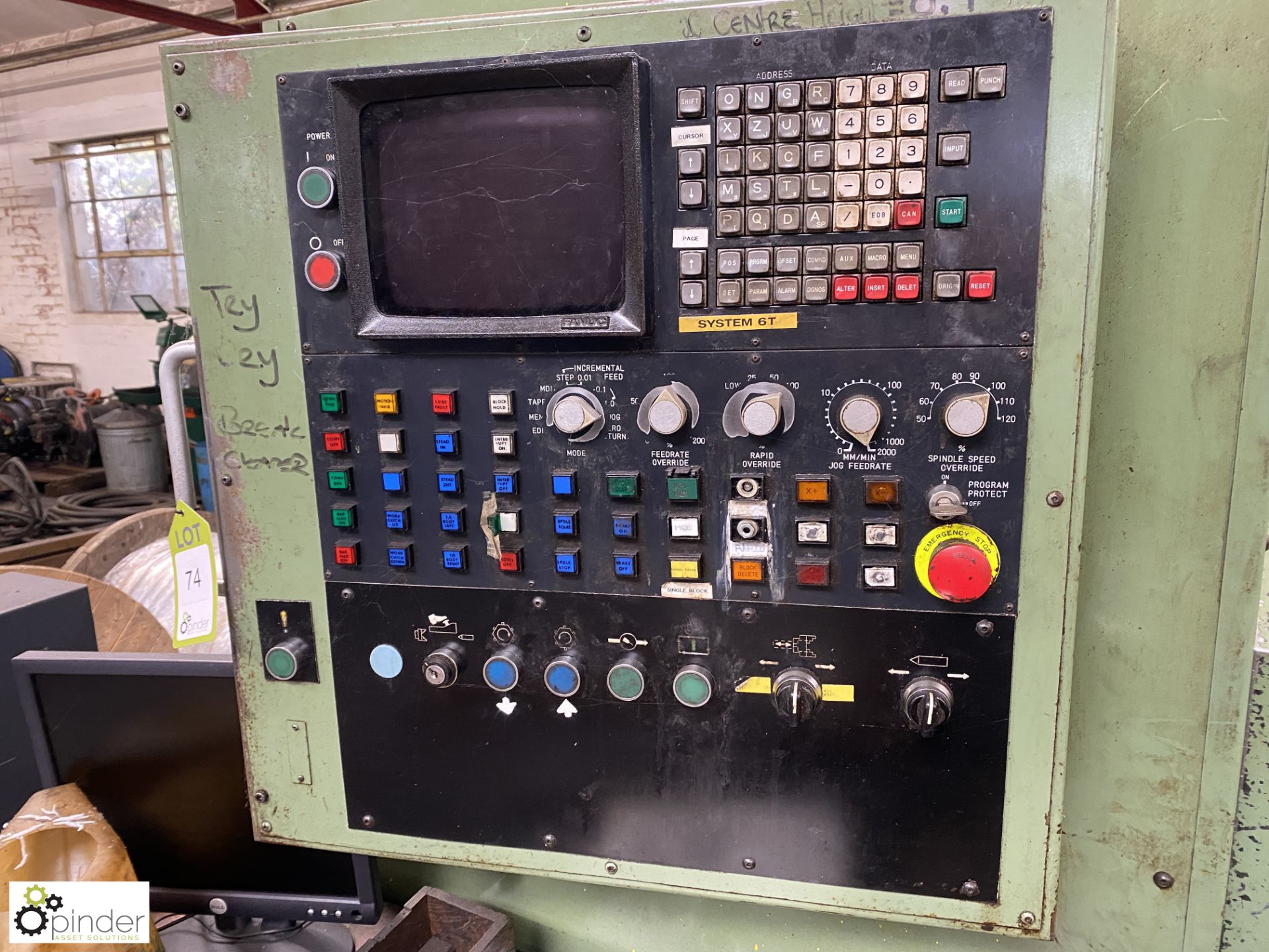 Churchill HC4/15 CNC slant bed Lathe, with Fanuc system 6T control, serial number 20187 and - Image 11 of 20