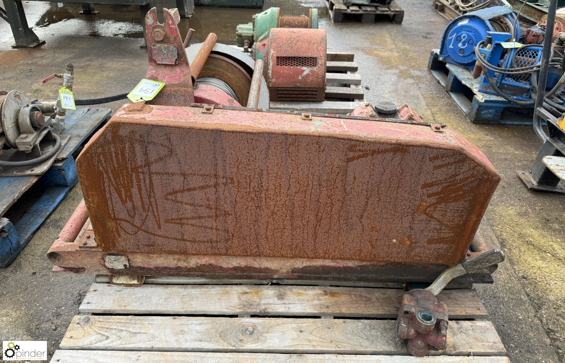 Skid mounted hydraulic Winch (LOCATION: Nottingham – collection Monday 18 March and Tuesday 19 March - Image 5 of 6