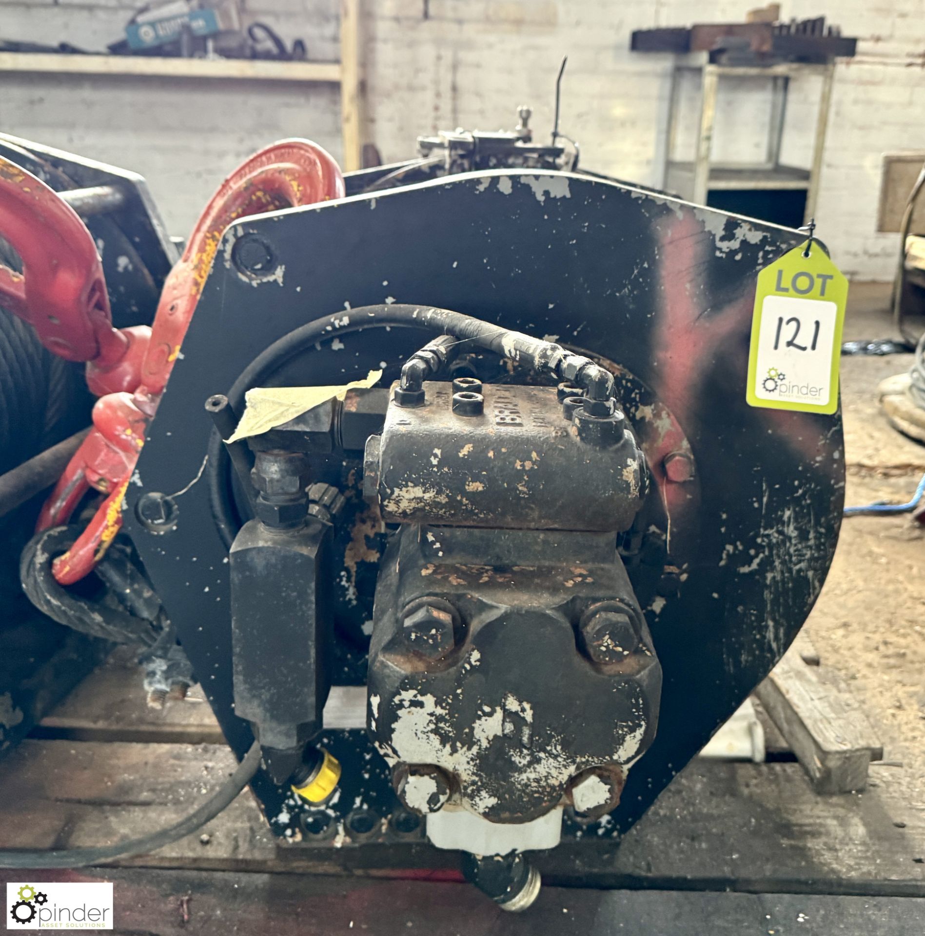 Braden PD15B powered Winch, 15000lb capacity, serial number 0865944 (LOCATION: Nottingham – - Bild 4 aus 8