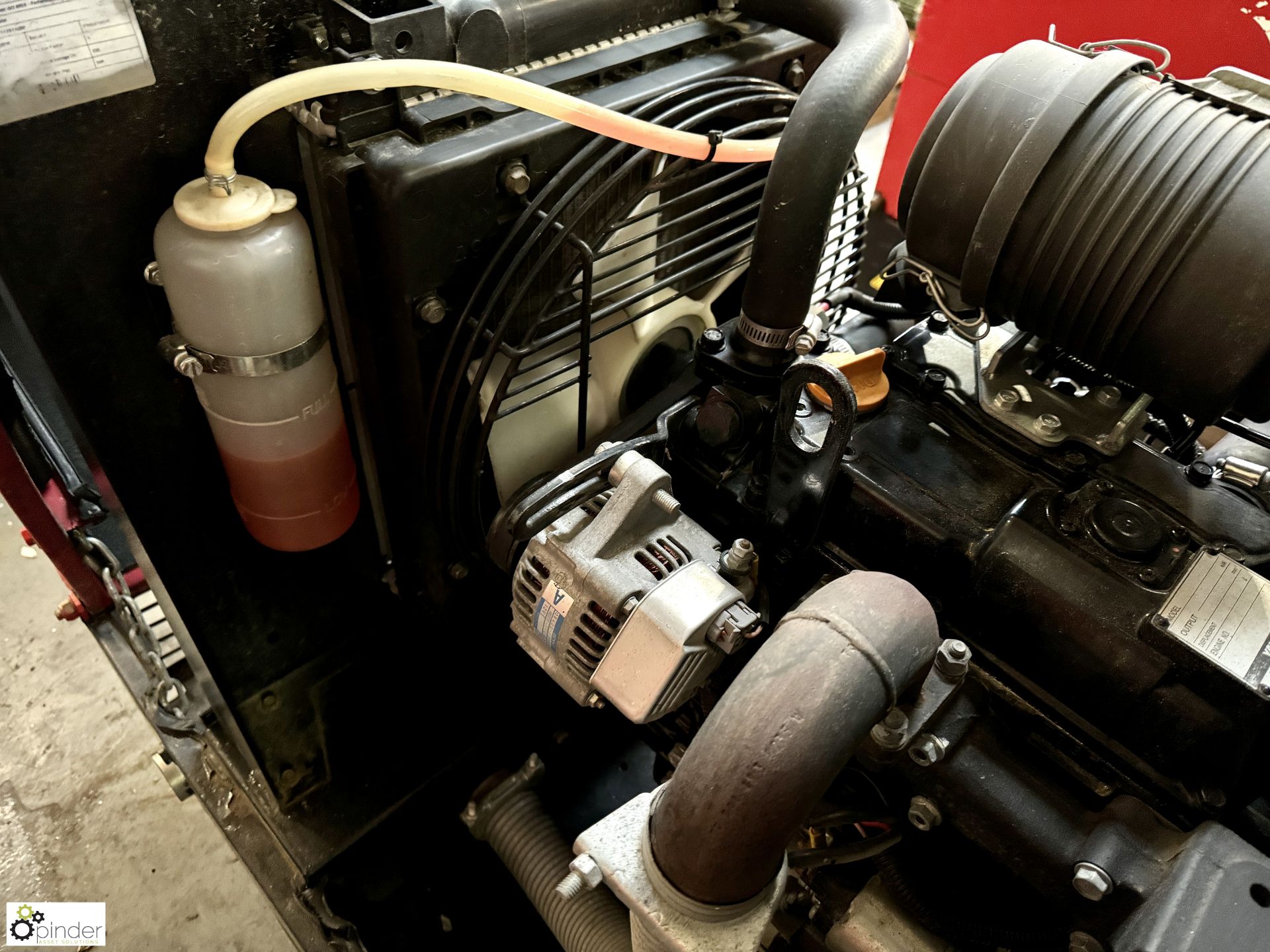Pramac single axle diesel Generator Set with Meccalte 10kva alternator, Yanmar 16kw diesel engine, 4 - Image 8 of 10