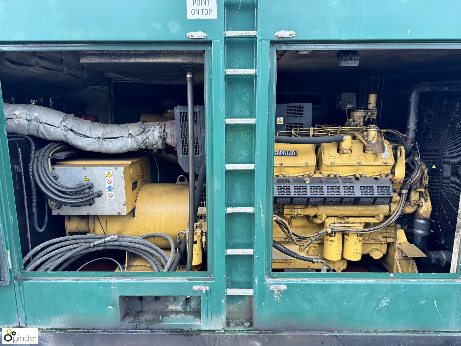 Caterpillar XQ455 diesel Generator Set, in acoustic cabinet, comprising Leroy LL6014J alternator - Bild 11 aus 29