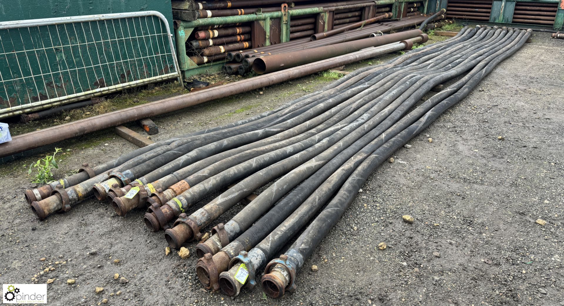 4 IVG Flexible Hoses, FH10-10bar, 4in, 12m long, with Anson FIG 206 union (knock up) (LOCATION: - Bild 2 aus 6