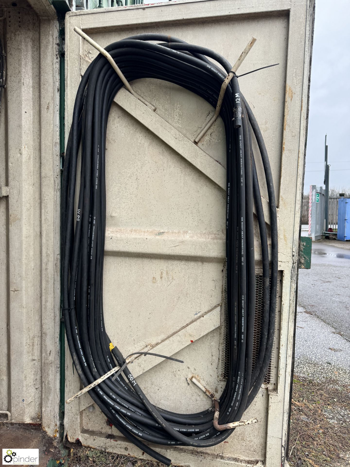 2 lengths insulated heavy duty Cable, 56m and 12m (LOCATION: Nottingham – collection Monday 18 March - Bild 4 aus 8