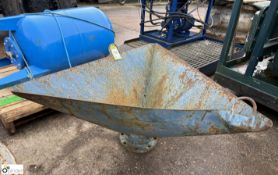 Fabricated triangular hopper feed Head (LOCATION: Nottingham – collection Monday 18 March and