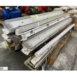 Quantity Fluorescent Light Fittings, to pallet (LOCATION: Carlisle – collection Tuesday 19 March and