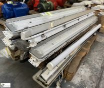 Quantity Fluorescent Light Fittings, to pallet (LOCATION: Carlisle – collection Tuesday 19 March and